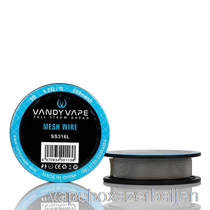 Vape Box Azerbaijan Vandy Vape Mesh Wire Spools - 5 Feet 1.2ohm 200mesh SS316L